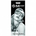 Grey Satin Blindfold
